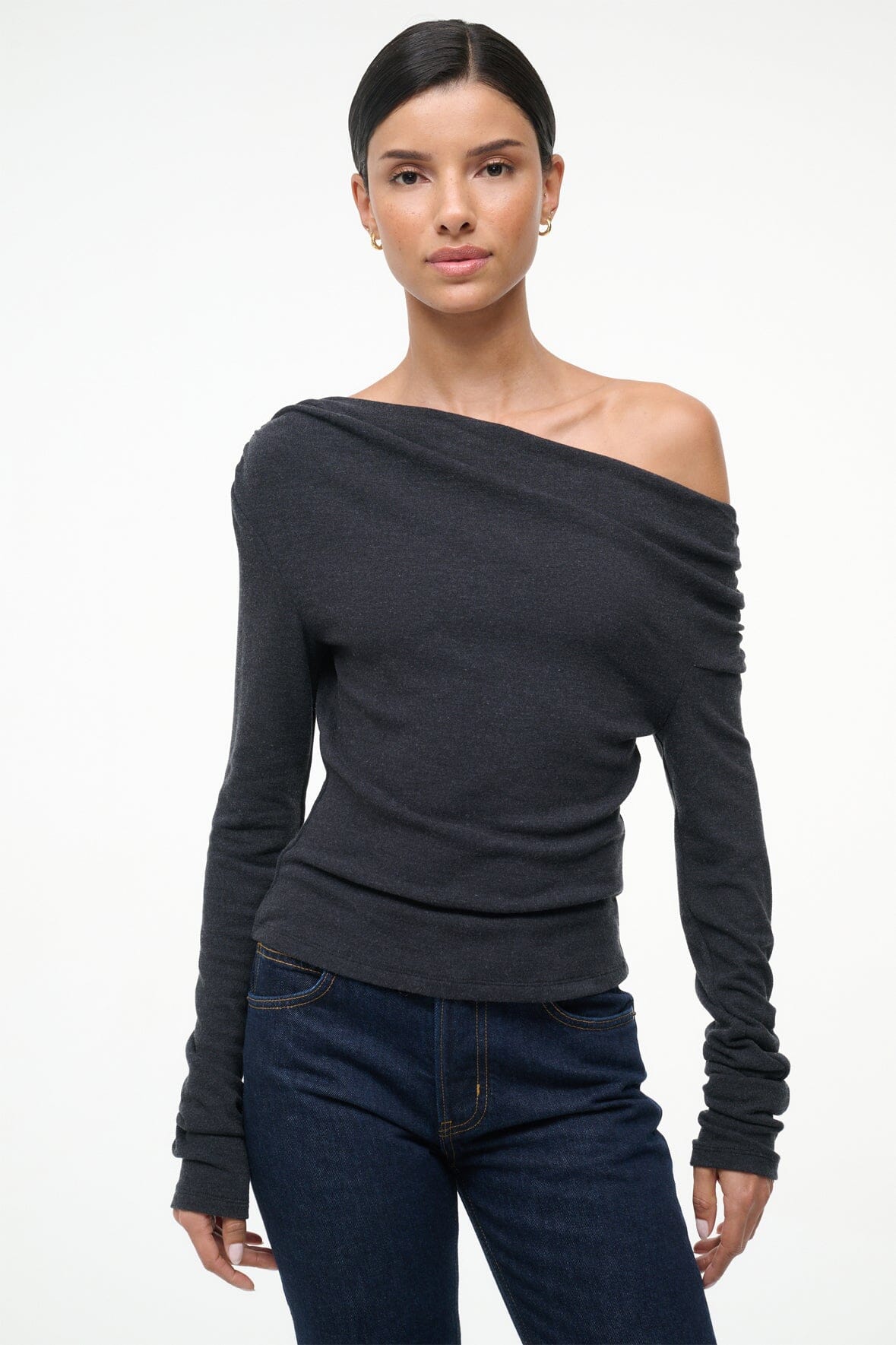 PHILOMENA TOP | CHARCOAL