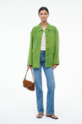 ROXANNE SUEDE JACKET | LEAF SUEDE