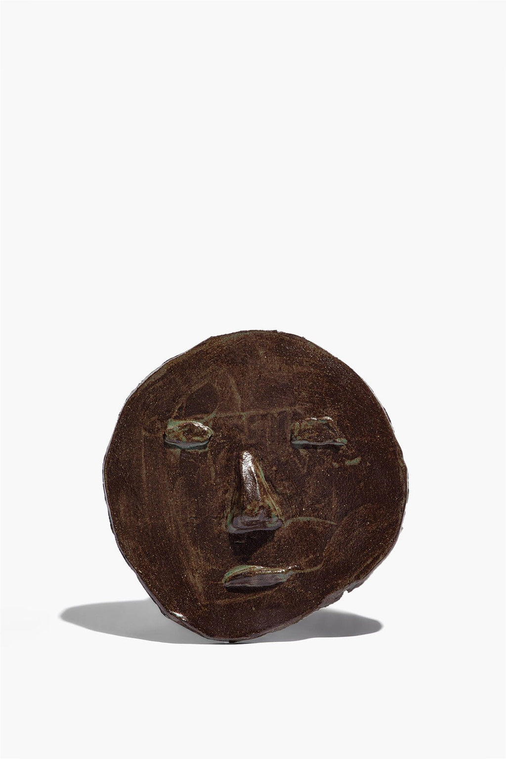 EVA CERAMIC FACE SET | WHITE AND MATCHA BROWN GLAZE