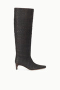 WALLY BOOT | ESPRESSO WOVEN LEATHER